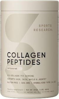 Hydrolyzed Type 1 & 3 Collagen Powder Protein Supplement for Healthy Skin, Nails, Bones & Joints