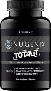 Nugenix Total-T, Free and Total Testosterone Booster Supplement for Men